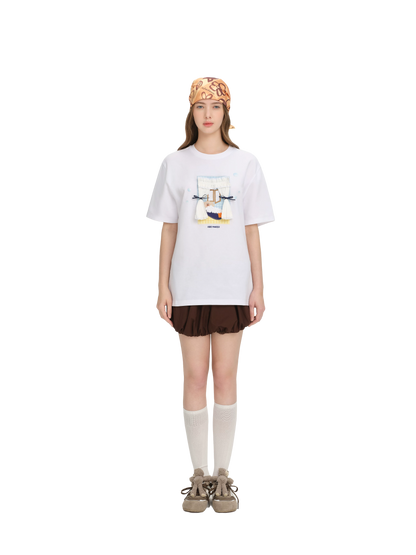 Bear Appliqué T-shirt