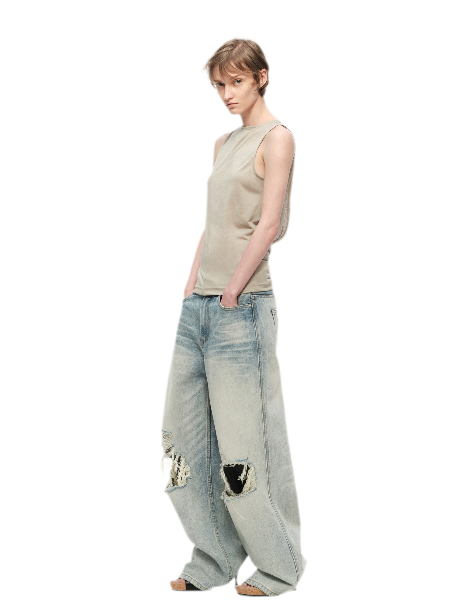 Snowflake Lyocell Back Tank
