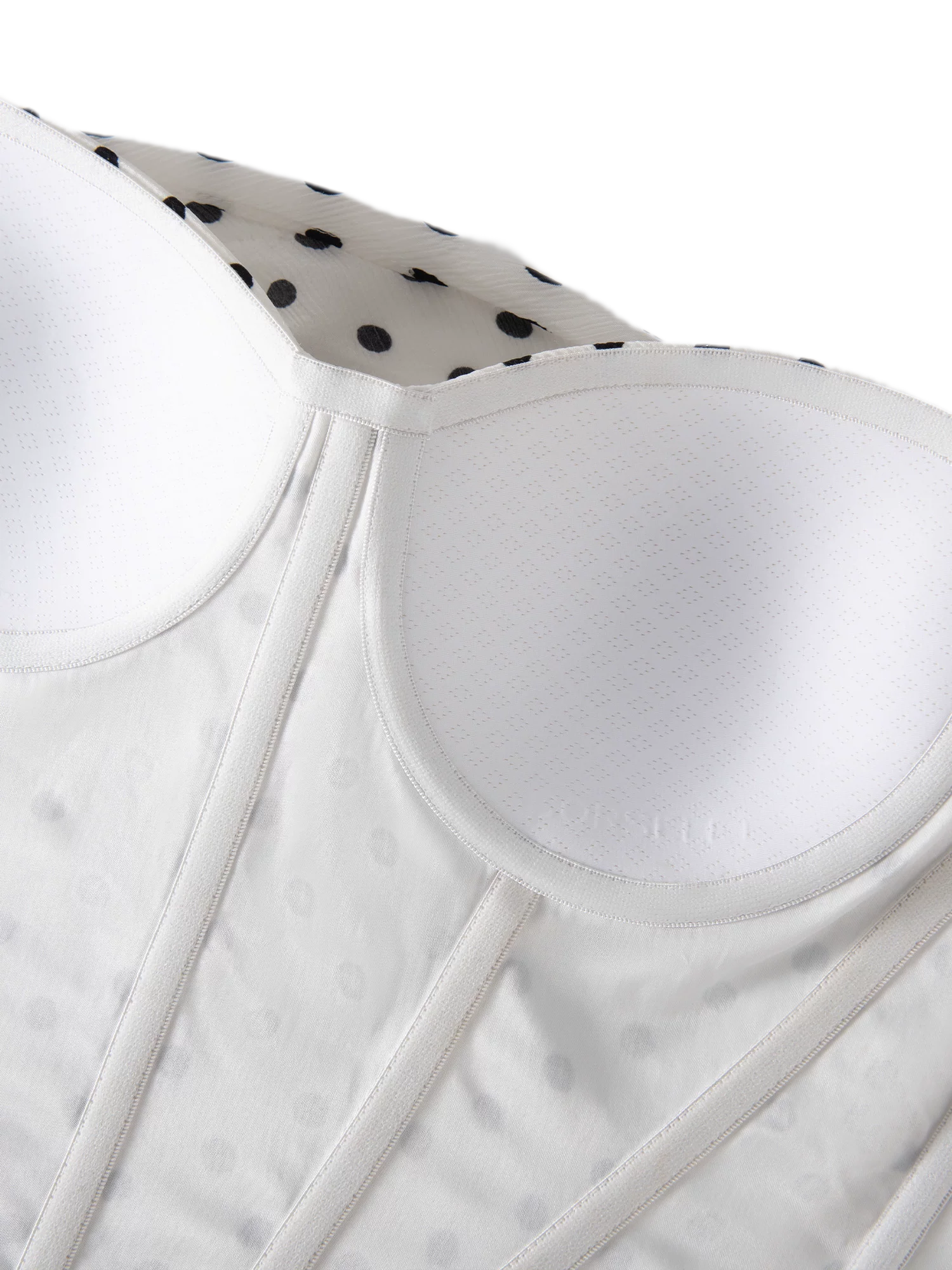 Polka Dot Bustier Top