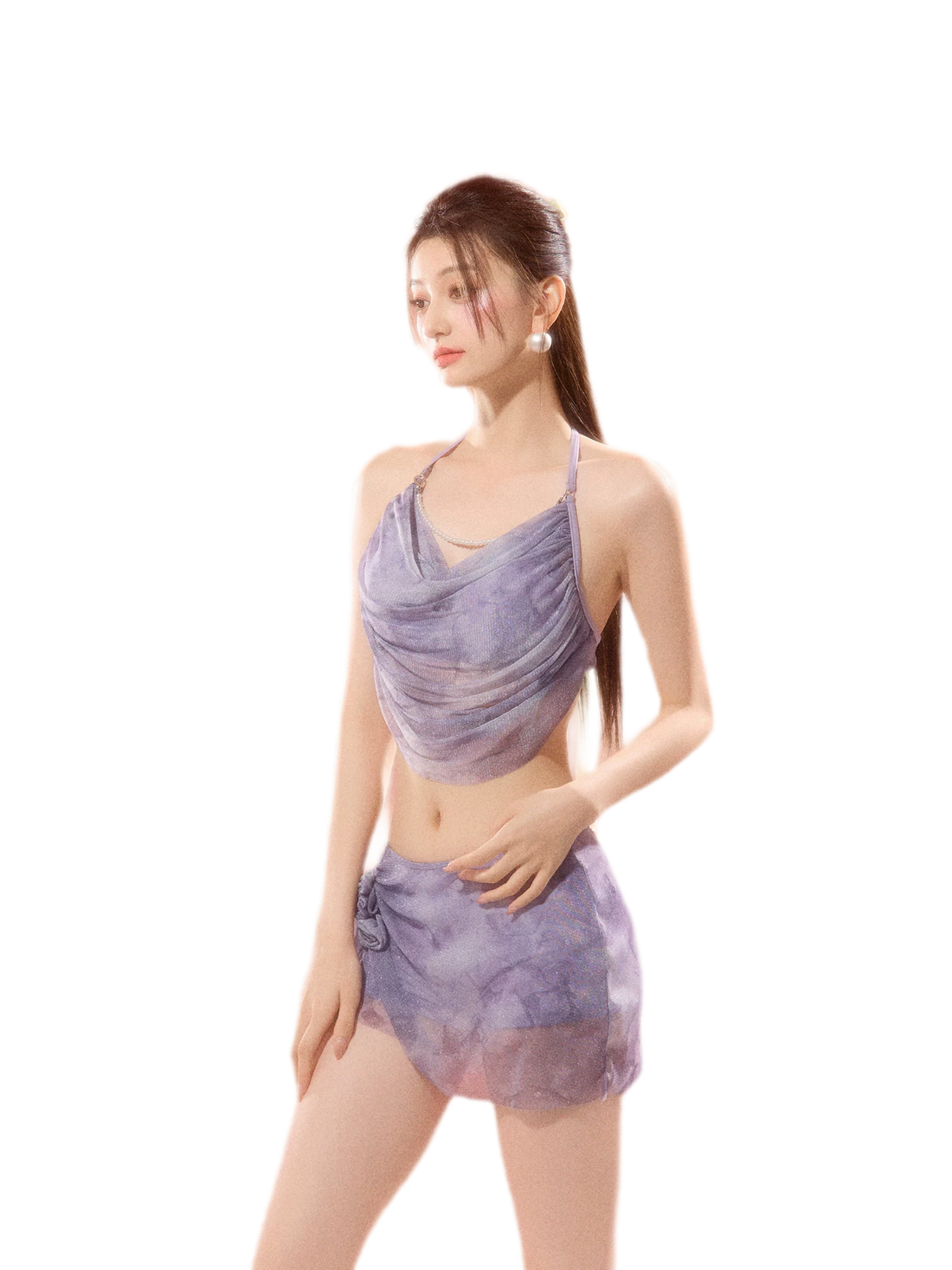 Ruched Two-Piece Swimsuit