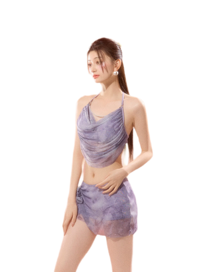 Ruched Two-Piece Swimsuit
