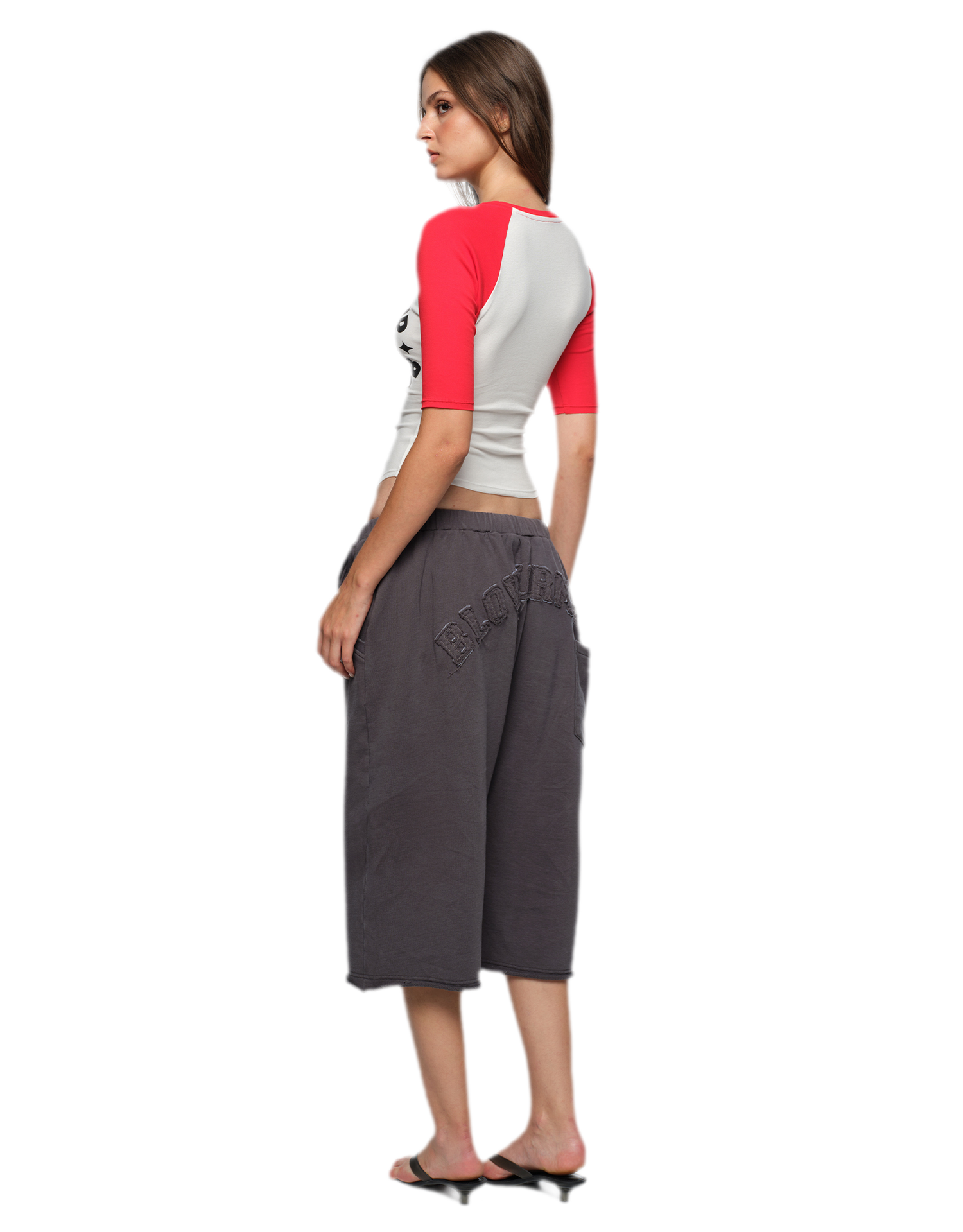 Graphic Raglan Slim T-Shirt