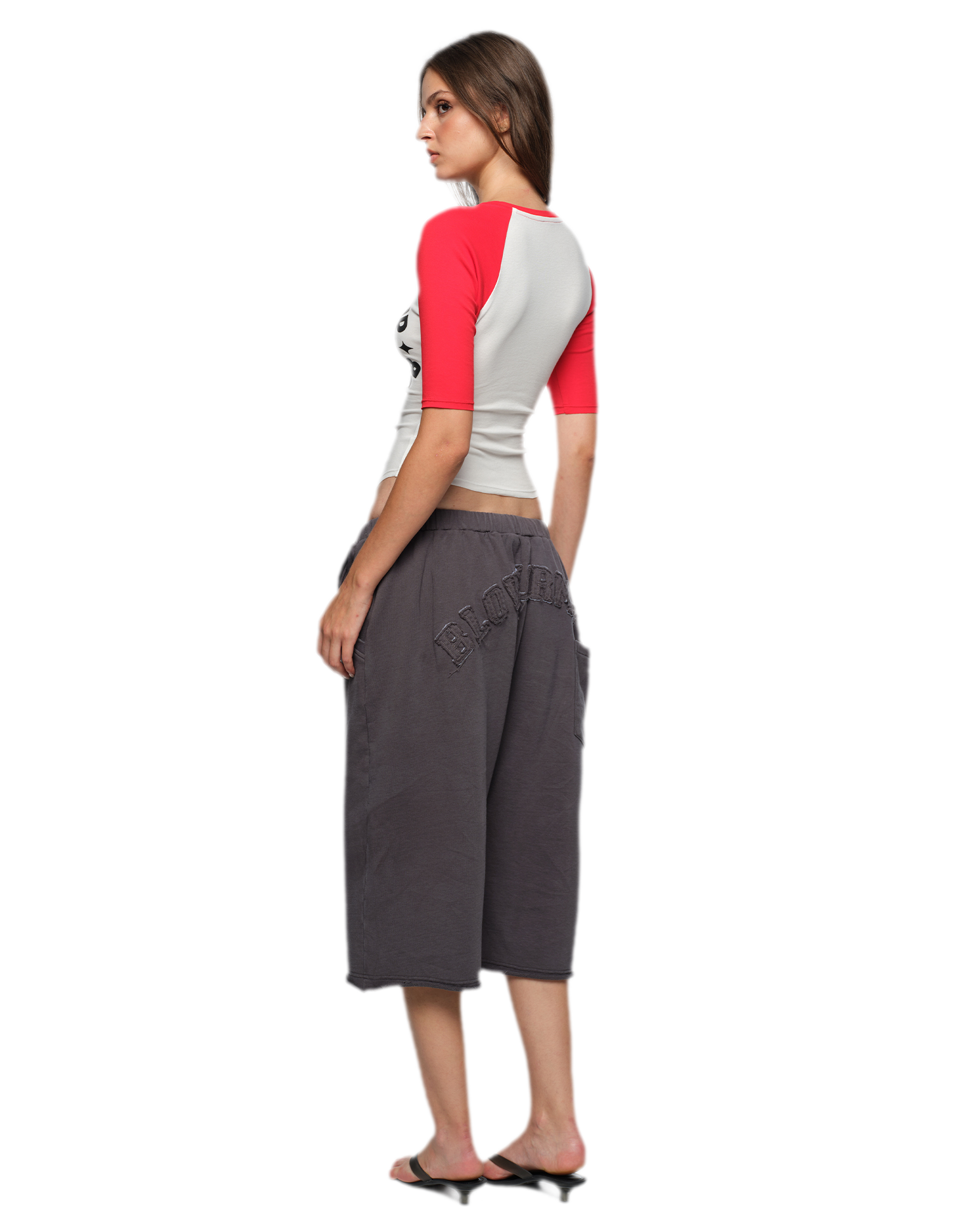Graphic Raglan Slim T-Shirt