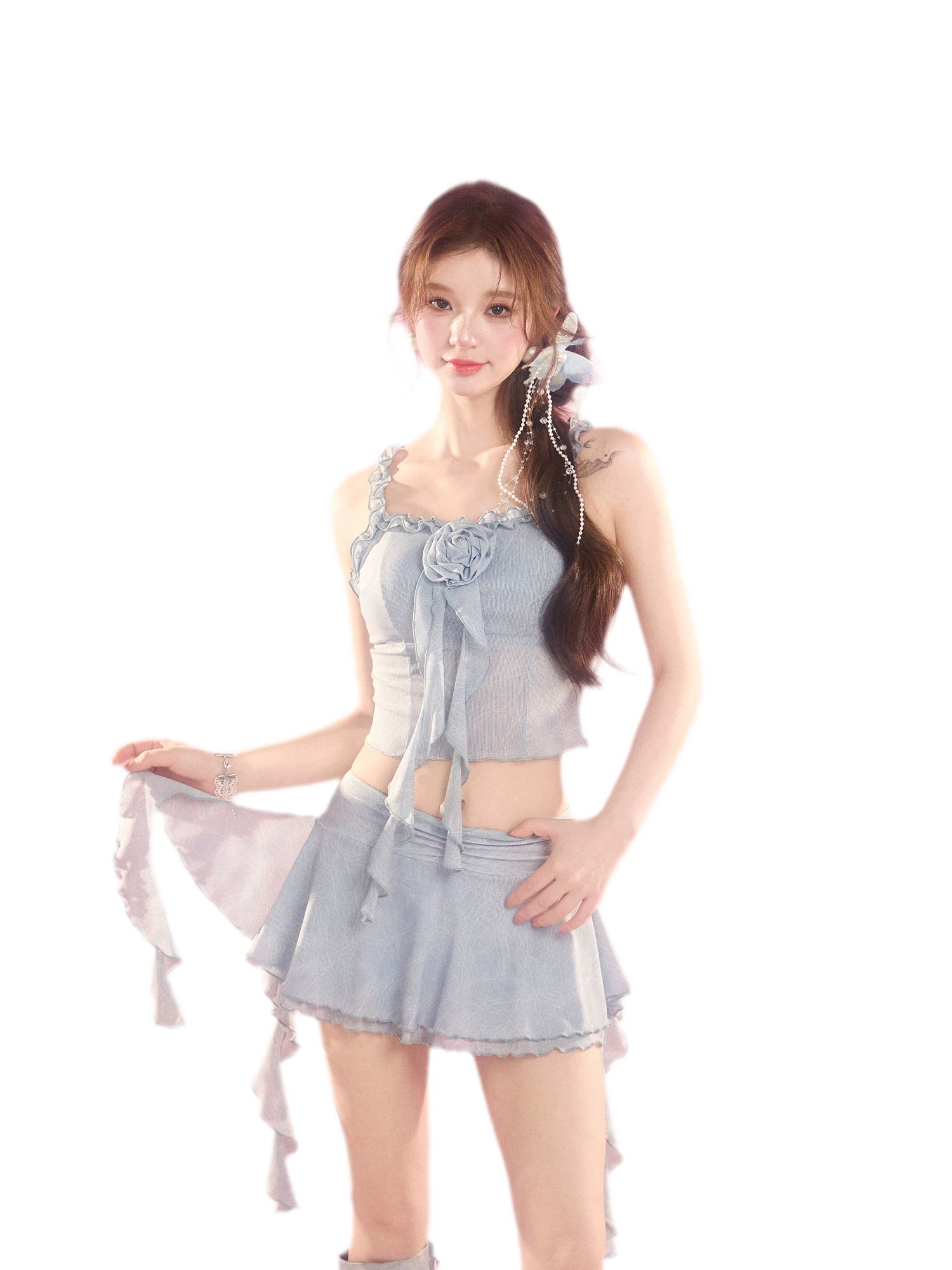 Baby Blue Swim Set