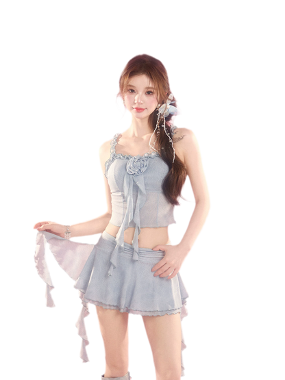 Baby Blue Swim Set