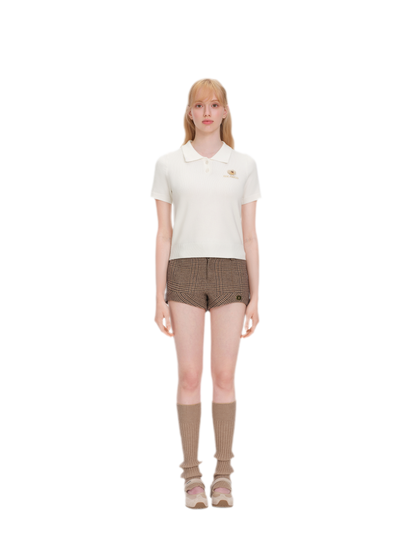 Polo Knit Short Sleeve Tee