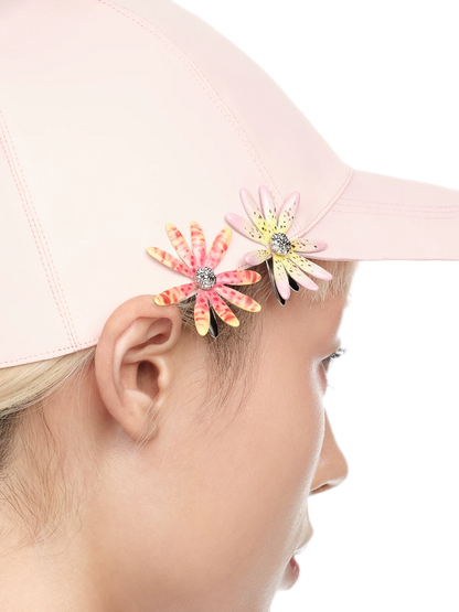 Metallic Daisy Flower Hair Clip