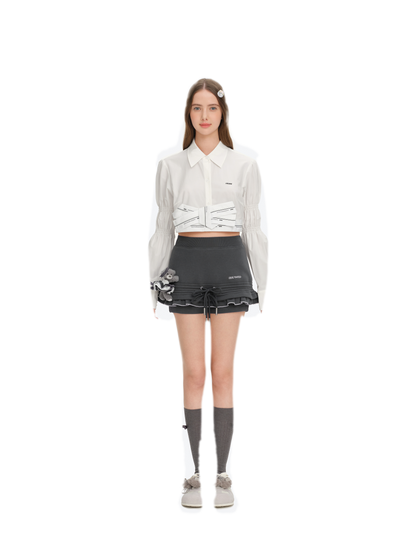 Two-piece Hoodie Skort