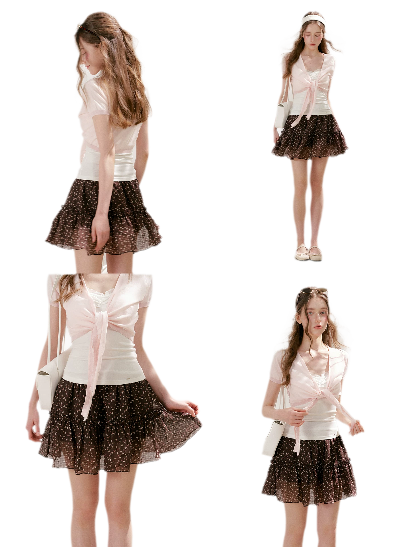 Staycation Ruffled A-Line Floral Skirt