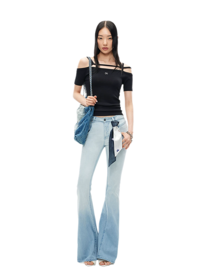 Cross-Strap Ice Feel Slim Tee
