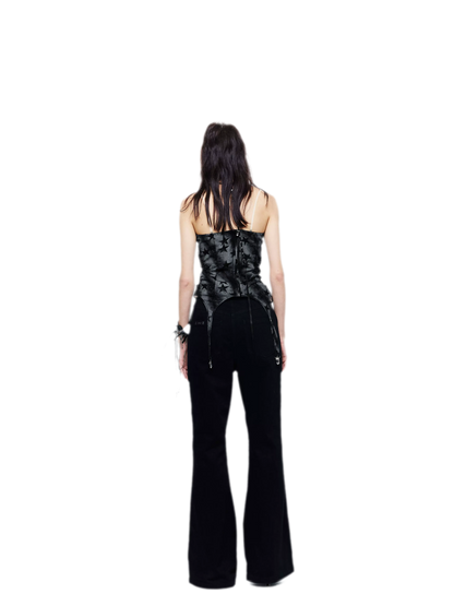 Rhinestone Halter Camisole