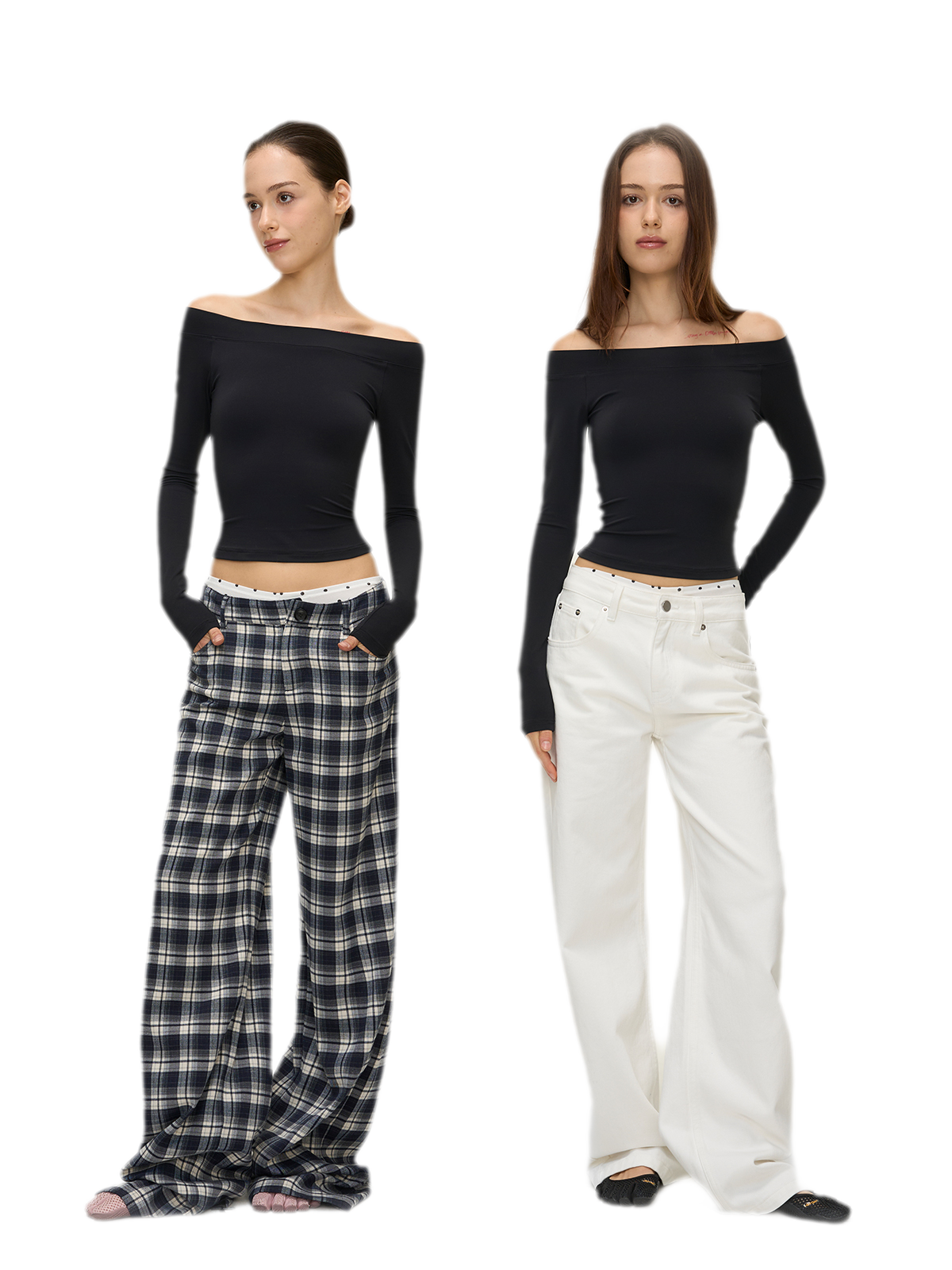 Naked-Feel Off-Shoulder Top