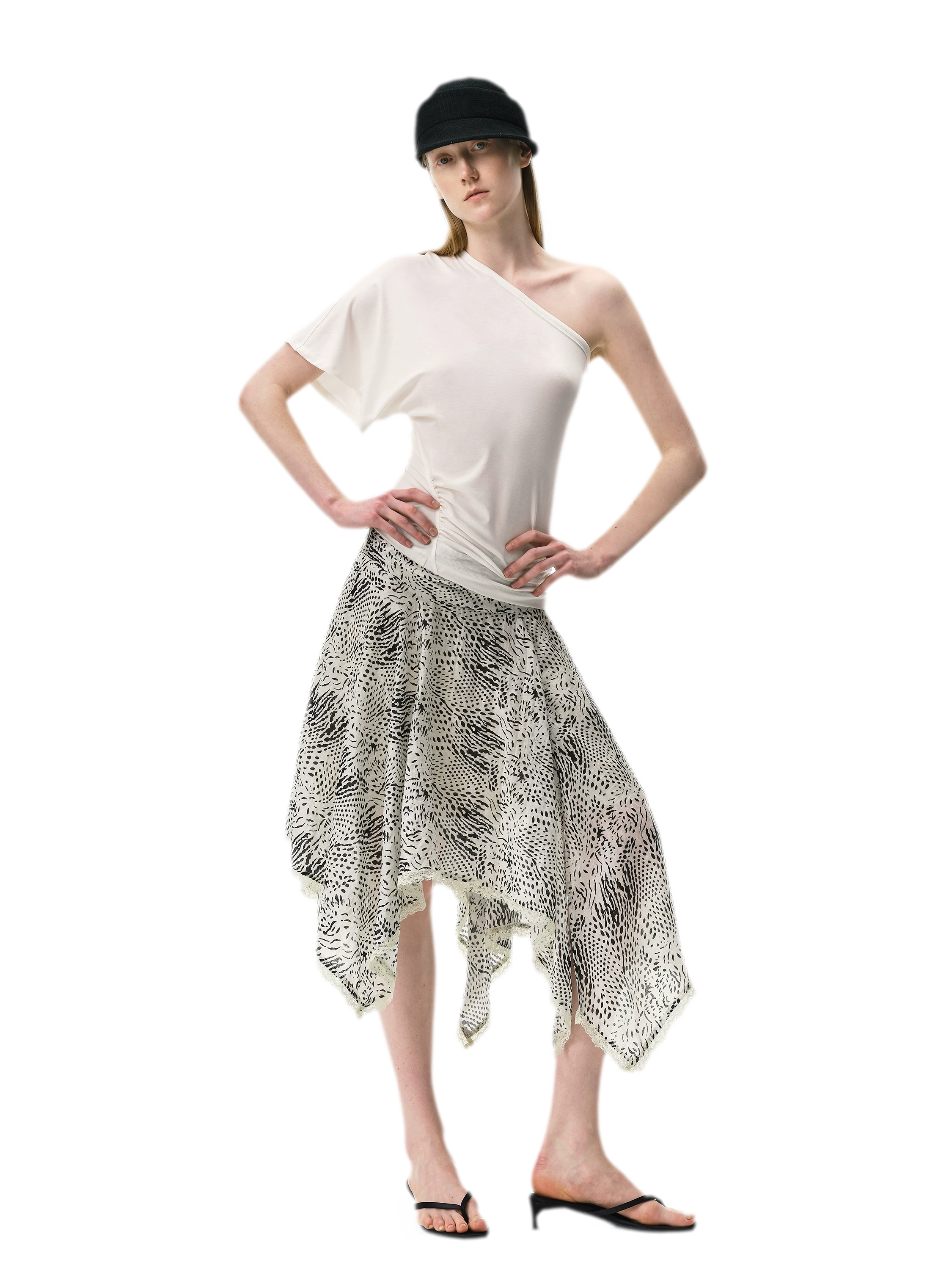 Zebra Lace Skirt