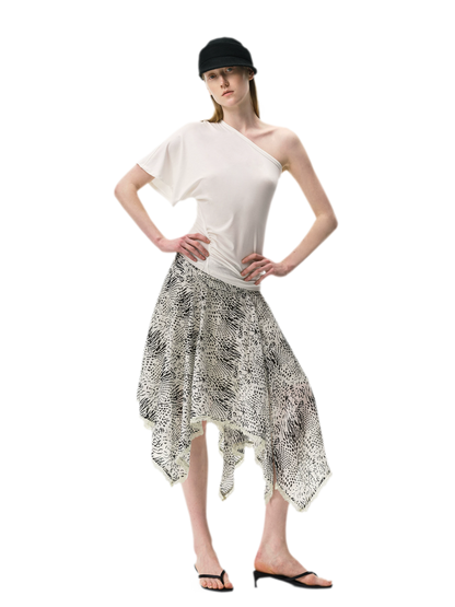 Zebra Lace Skirt
