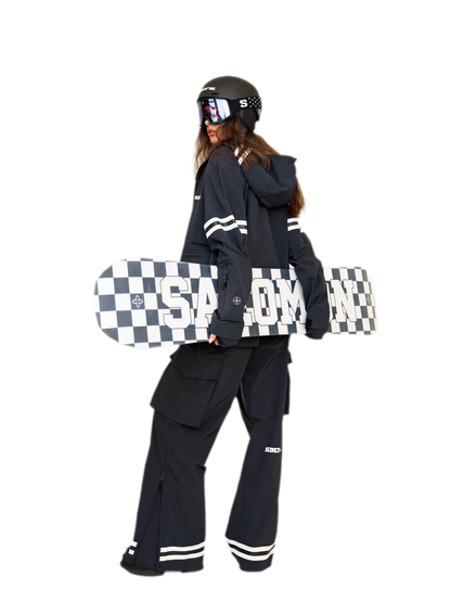 SMFK Abstract Grid Graphic Snowboard – DHL Express Shipping, Duties &amp; Taxes Included