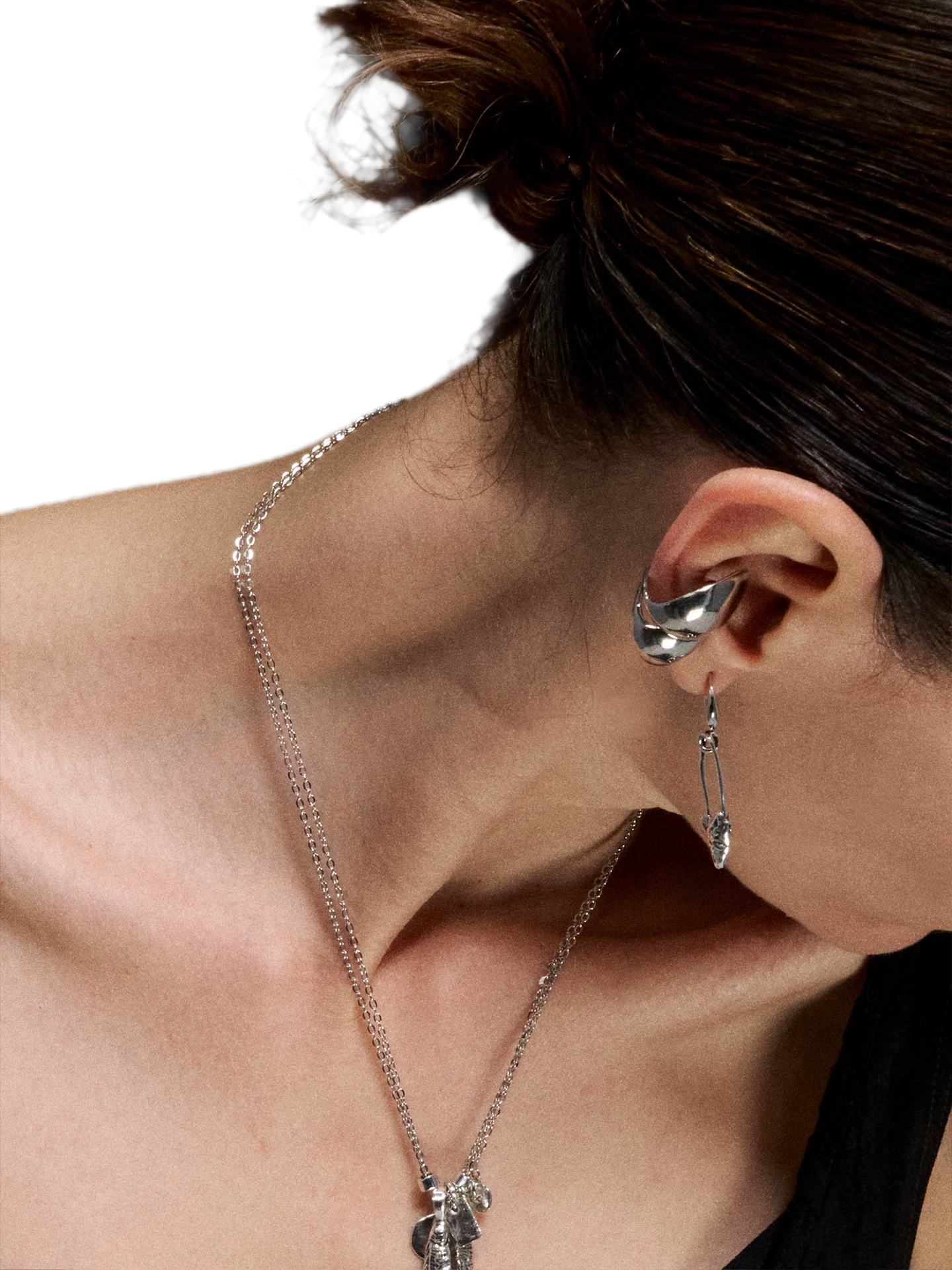 Original Design Heart Metal Ear Cuff