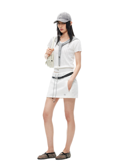 Doro Shawl Tencel Knit T-Shirt