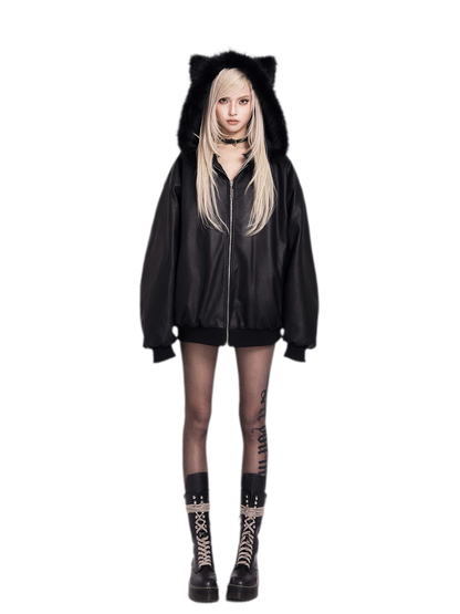Gothic Letter Black Tights