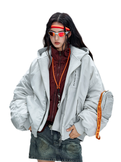 Down-Filled Detachable Puffer Jacket