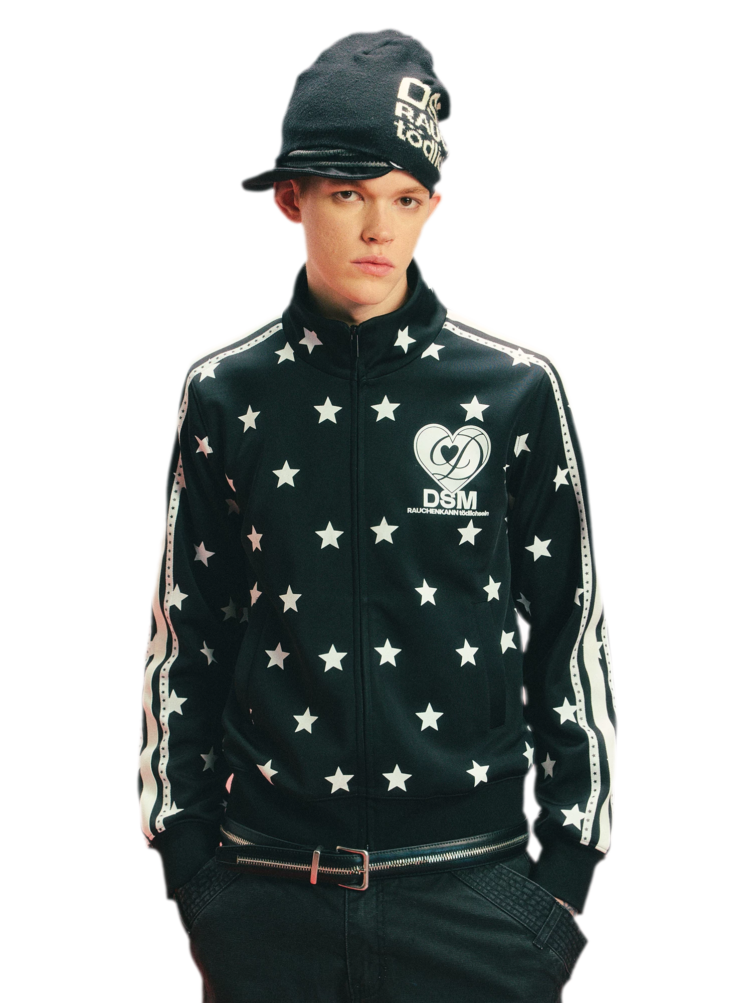 Star Print Slim Jacket