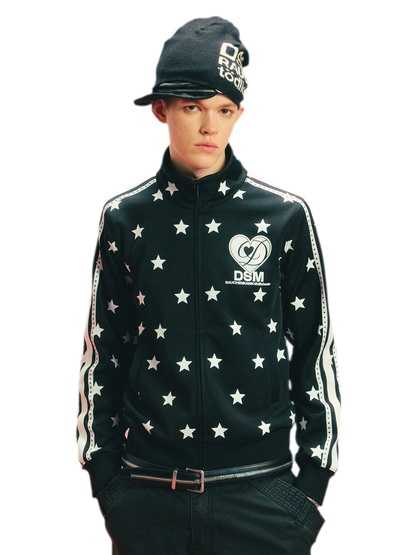 Star Print Slim Jacket