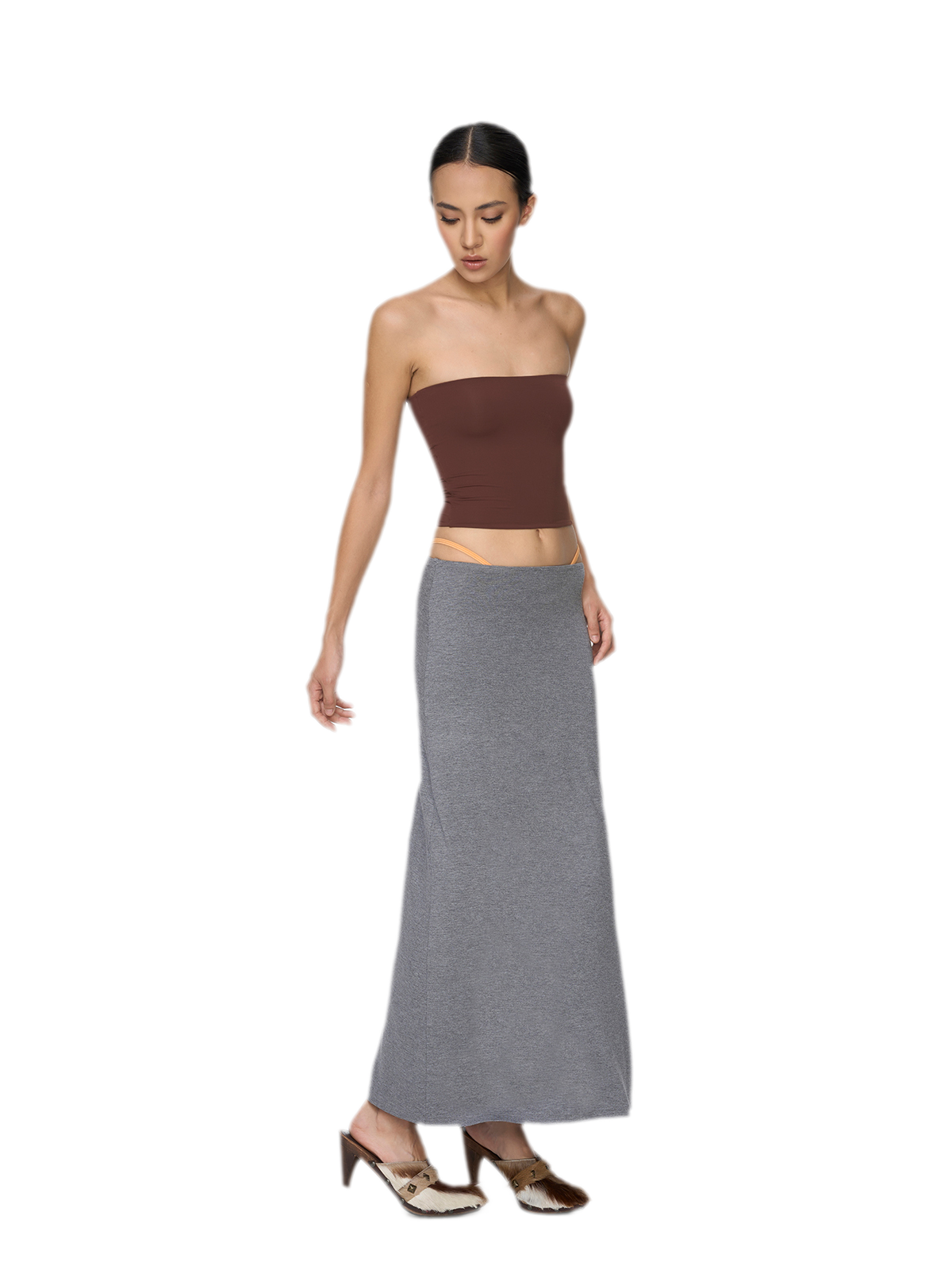 Straight Tube Midi Dress