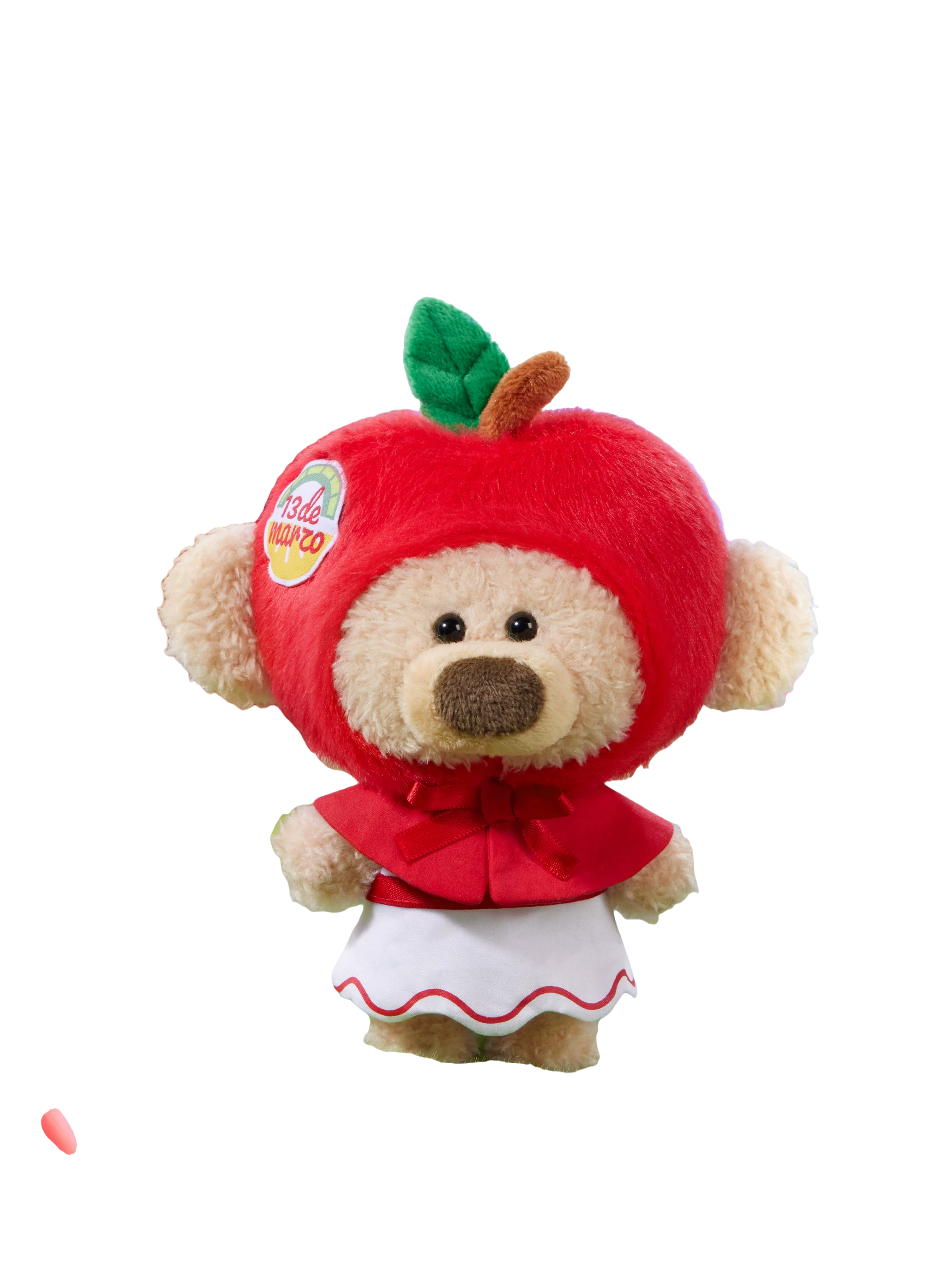 Plush Apple Keychain
