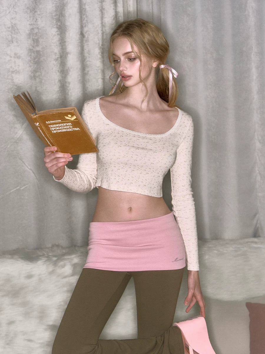 Rhinestone Flared Yoga Pants