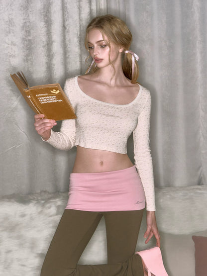 Rhinestone Flared Yoga Pants