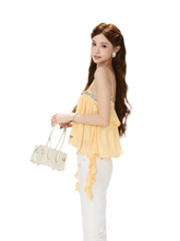 CYNR Crystal Ruffle Cami – view 5