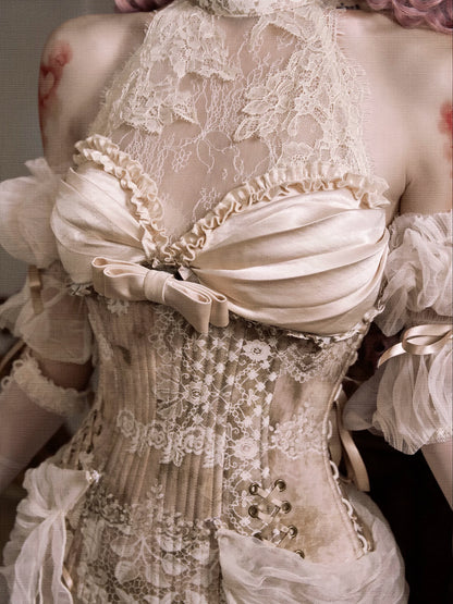 Rococo Fishbone Lace Bustier