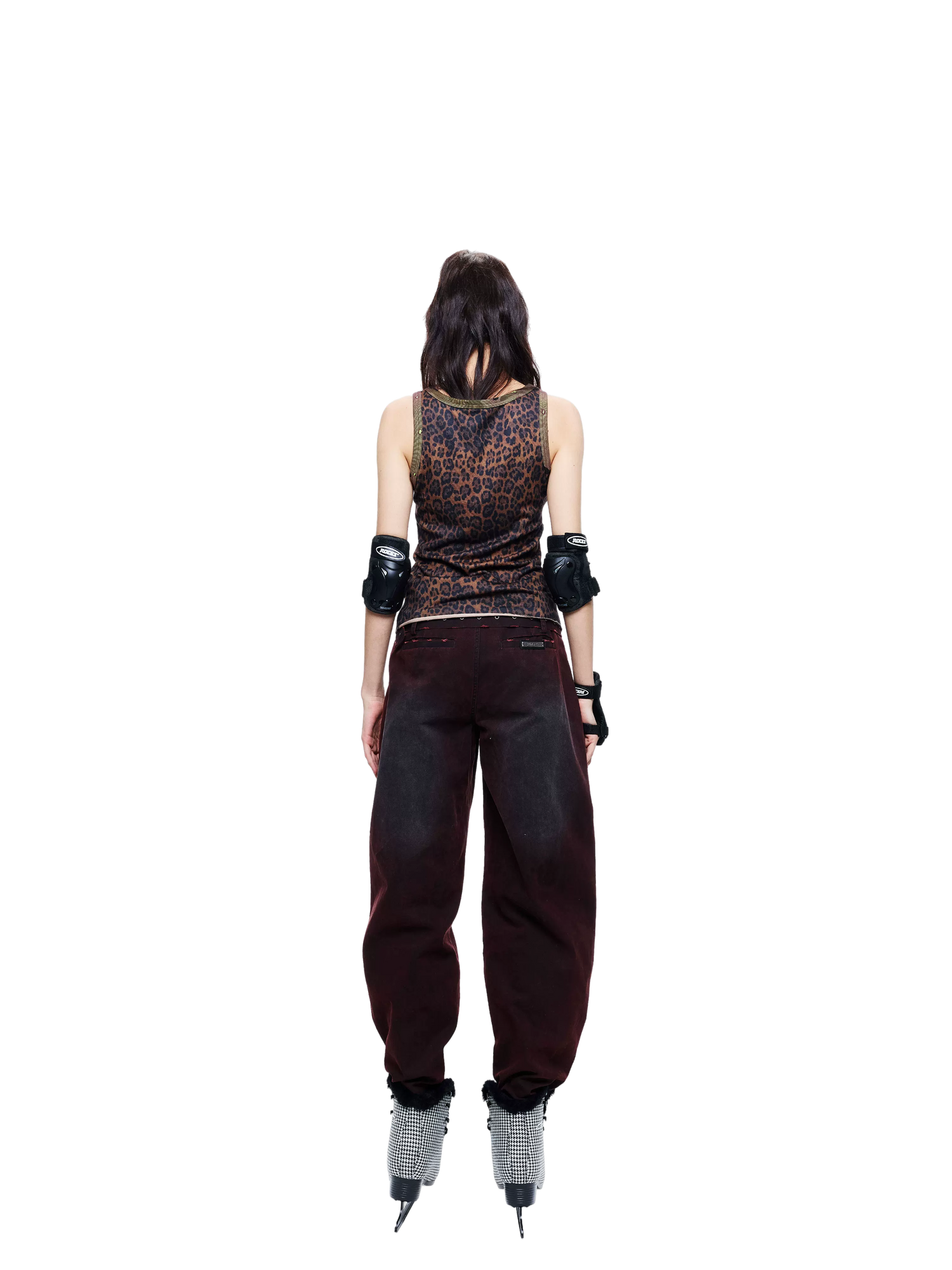 Lightweight Patchwork Leopard Camouflage Tank Top