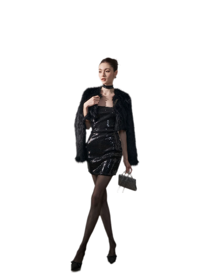 Sequin Bodycon Mini Dress