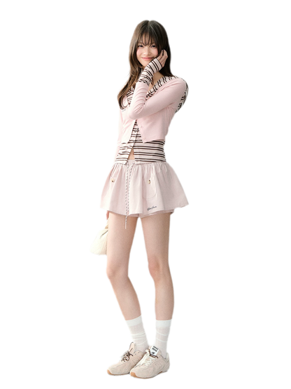 Cotton Lyocell Pocket Skirt