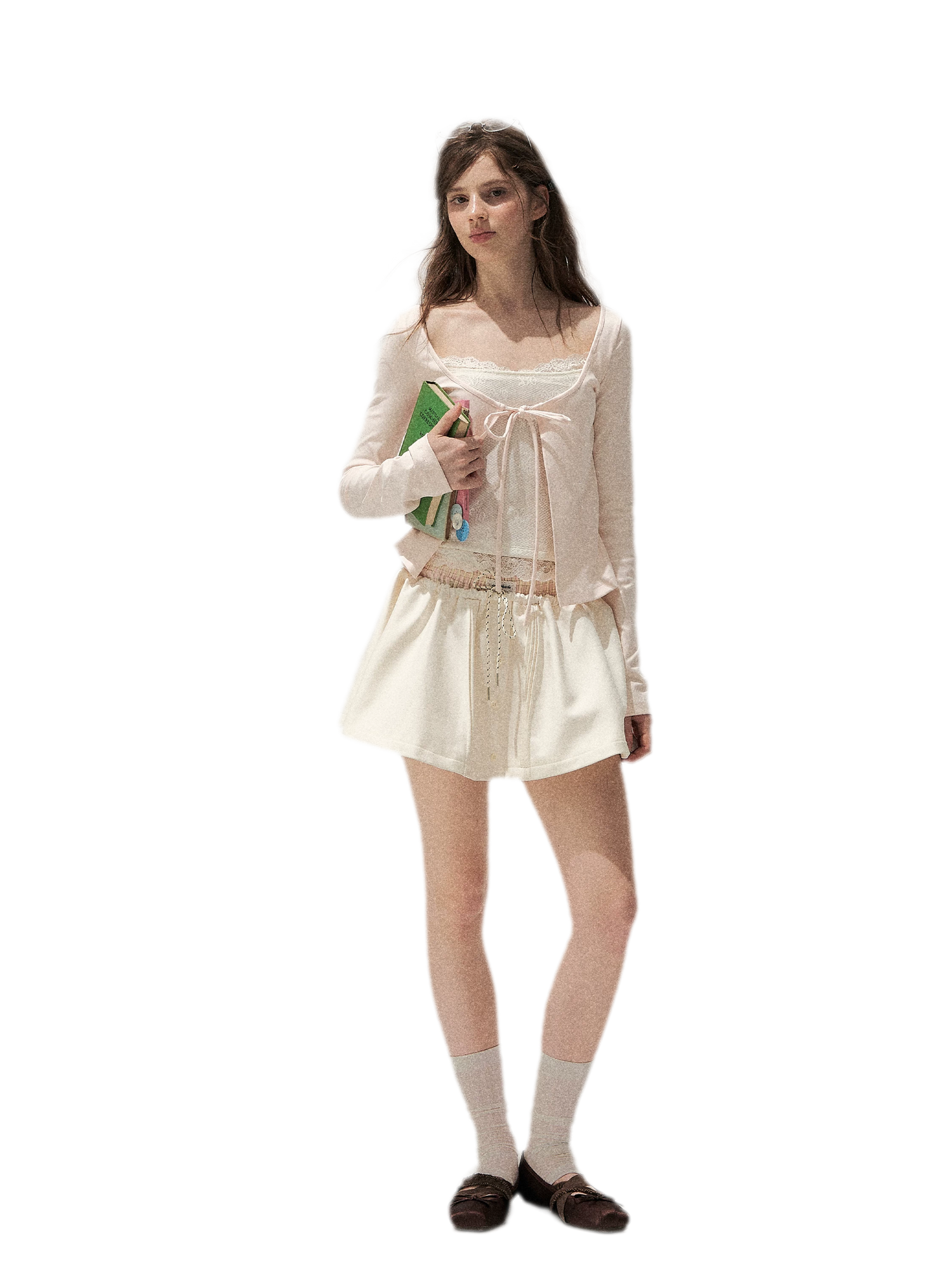 Lace Layered Long-Sleeve T-Shirt