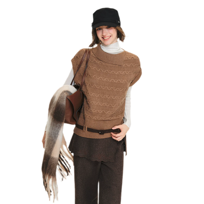 Weicher karierter Oversize-Schal mit Fransen