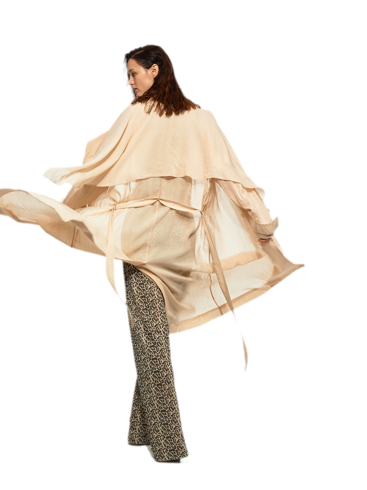Linen Tencel Sun Trench