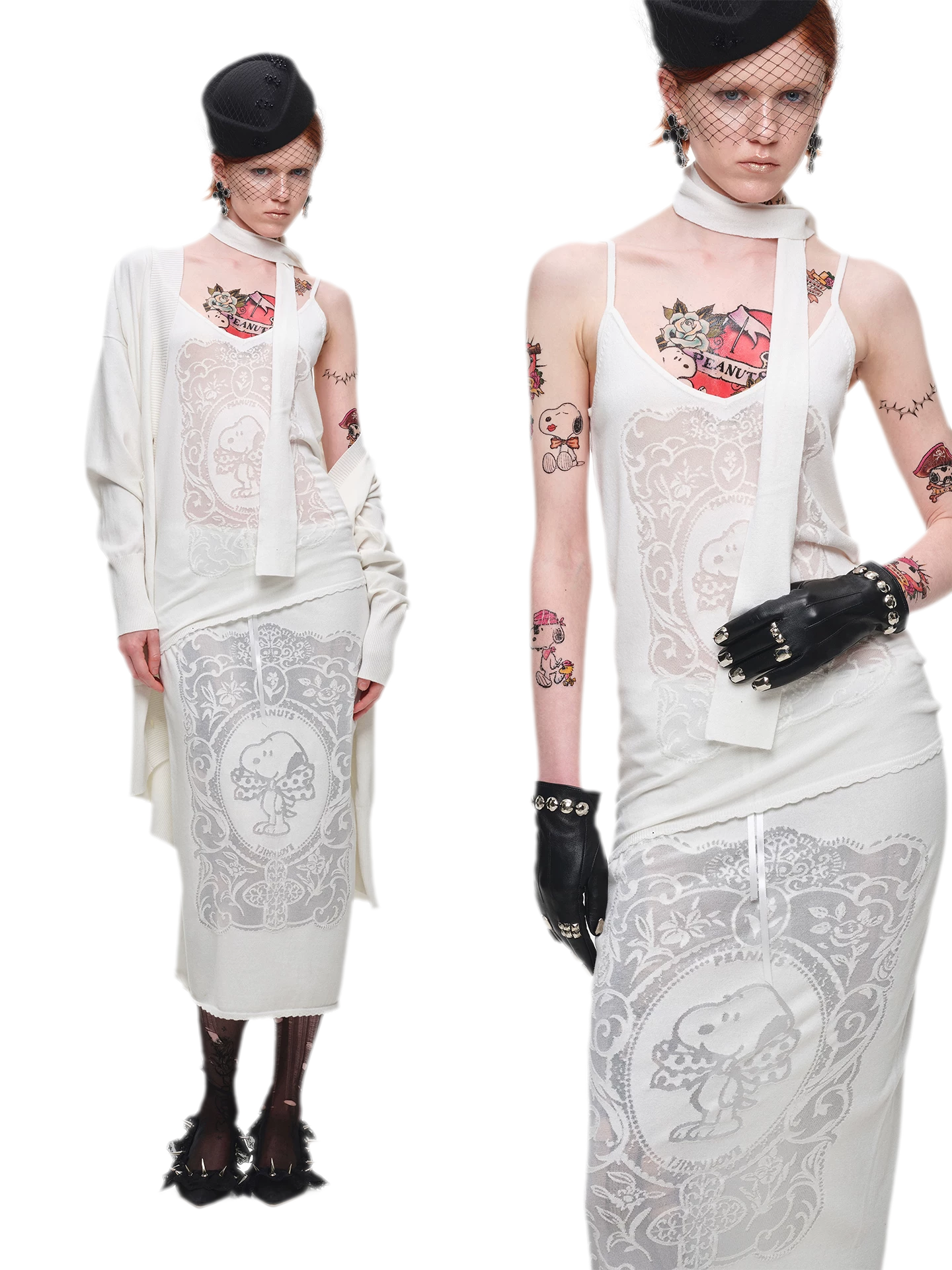 Burnout Graphic V-Neck Camisole