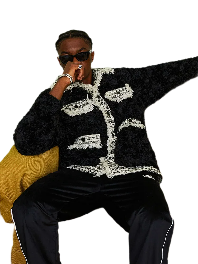 Lamb Fleece Quilted Jacket