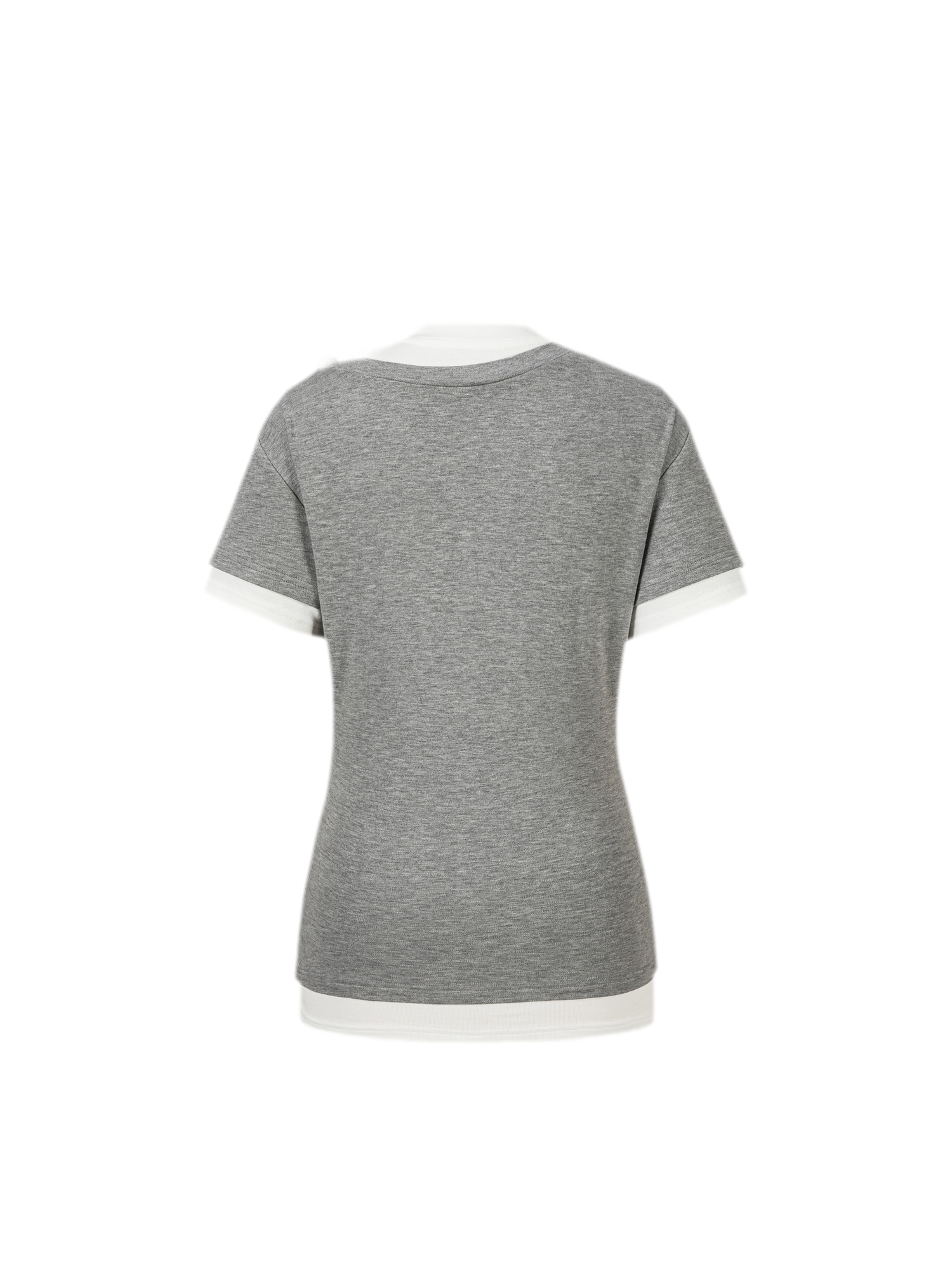 Off-Shoulder Layered Tee