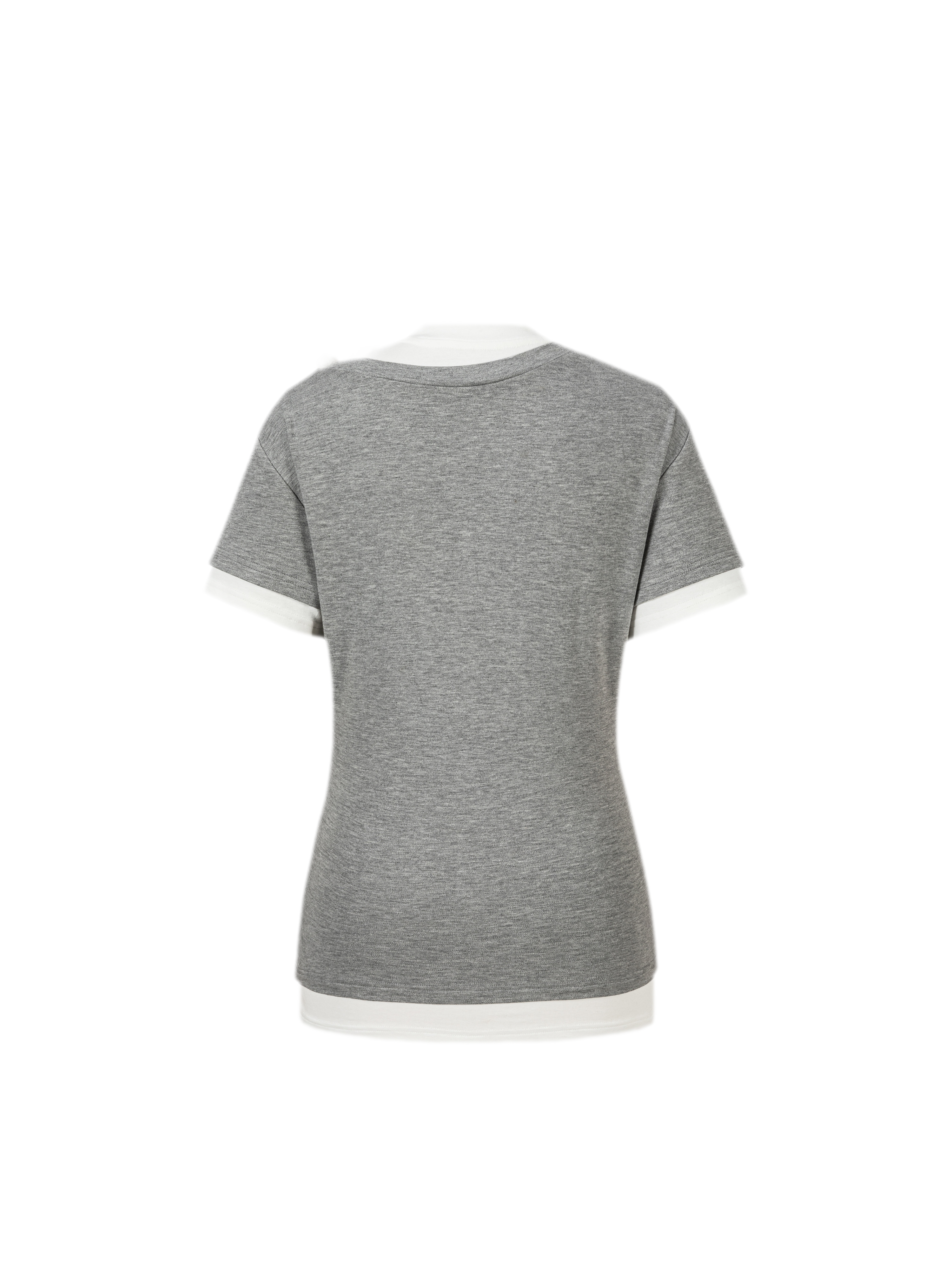 Off-Shoulder Layered Tee