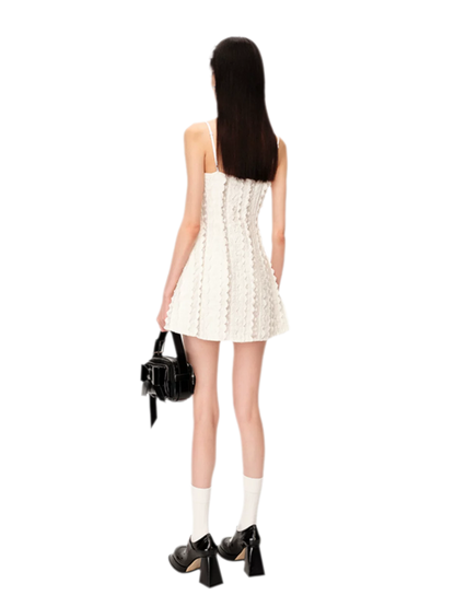 Elegant French Short Camisole Dress