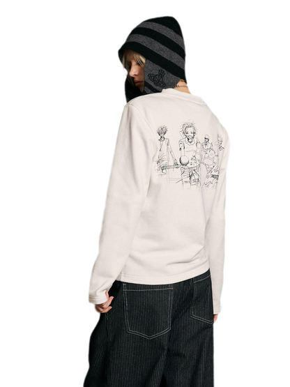 DSM X NANA Terry Graphic Pullover