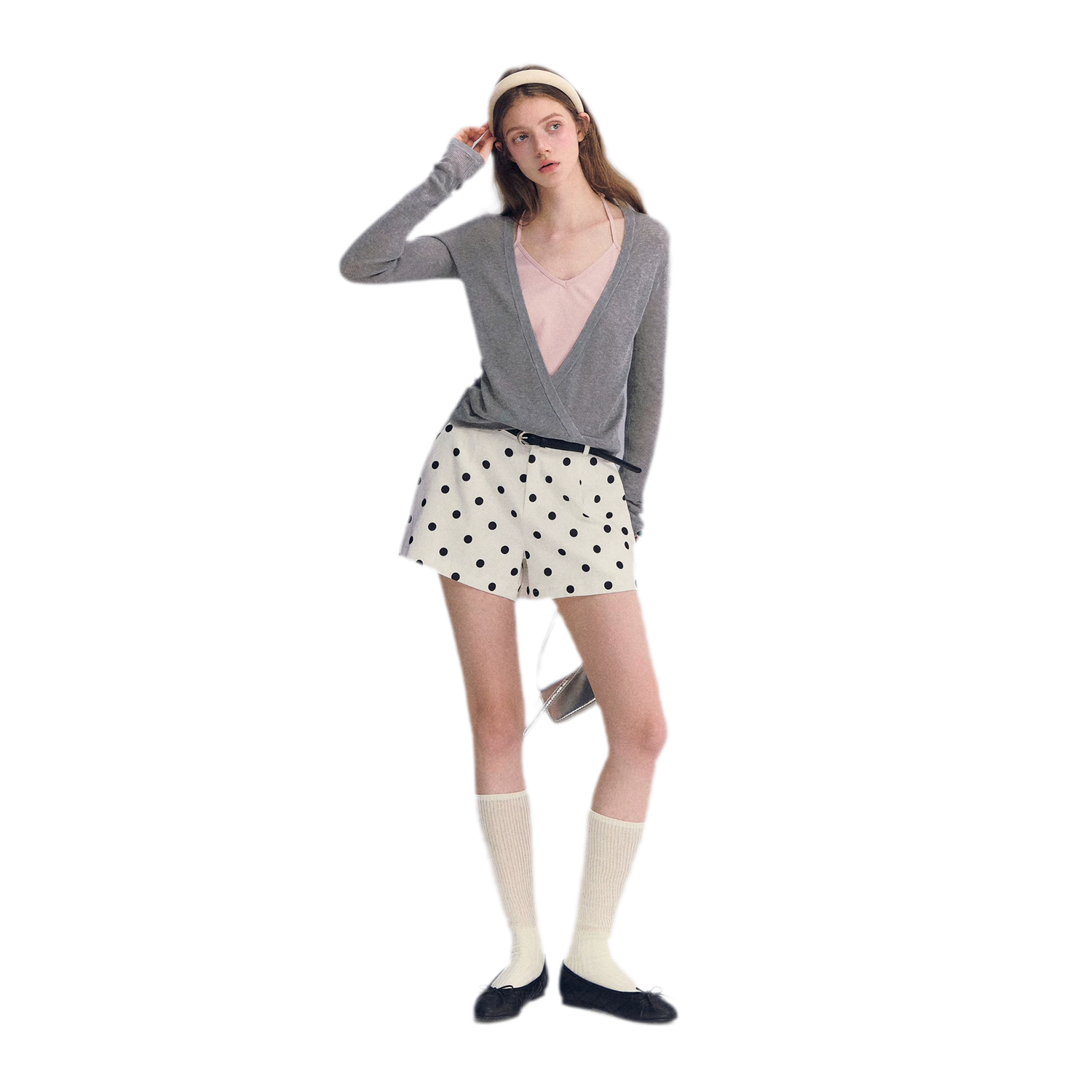 Lyocell Faux Two Knit