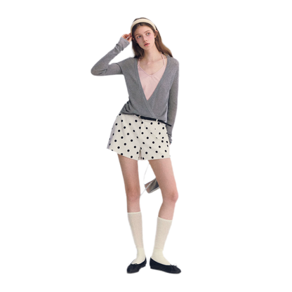 Lyocell Faux Two Knit