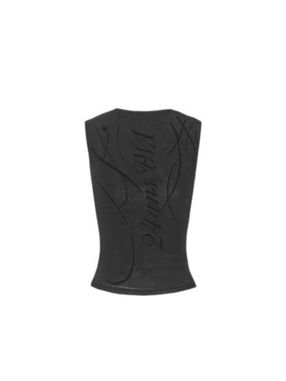 24ANS x UWA Hole Chain Tank Top