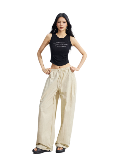 Casual Workwear Wide-Leg Pants