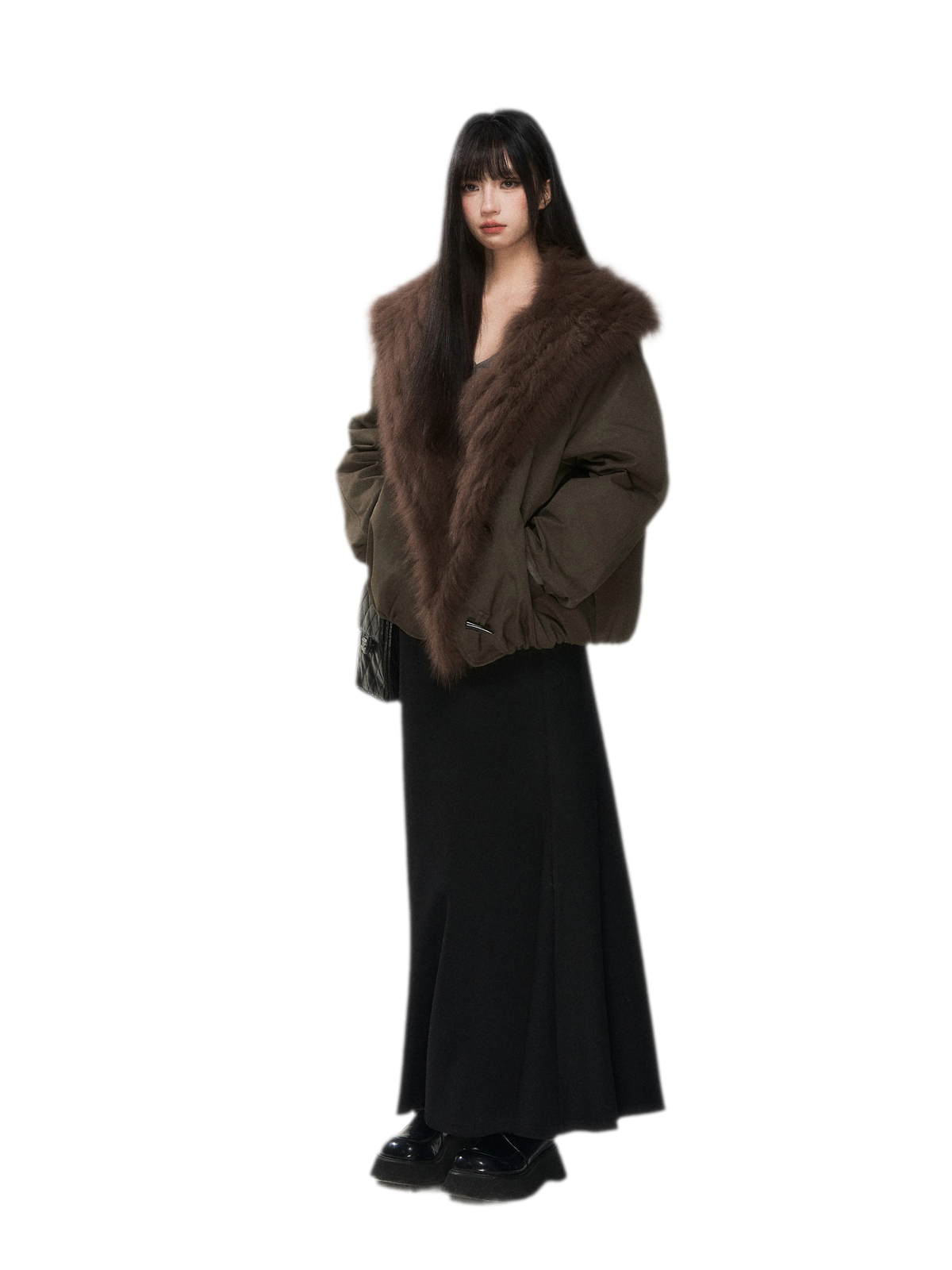 Goose Down Fox Fur Jacket