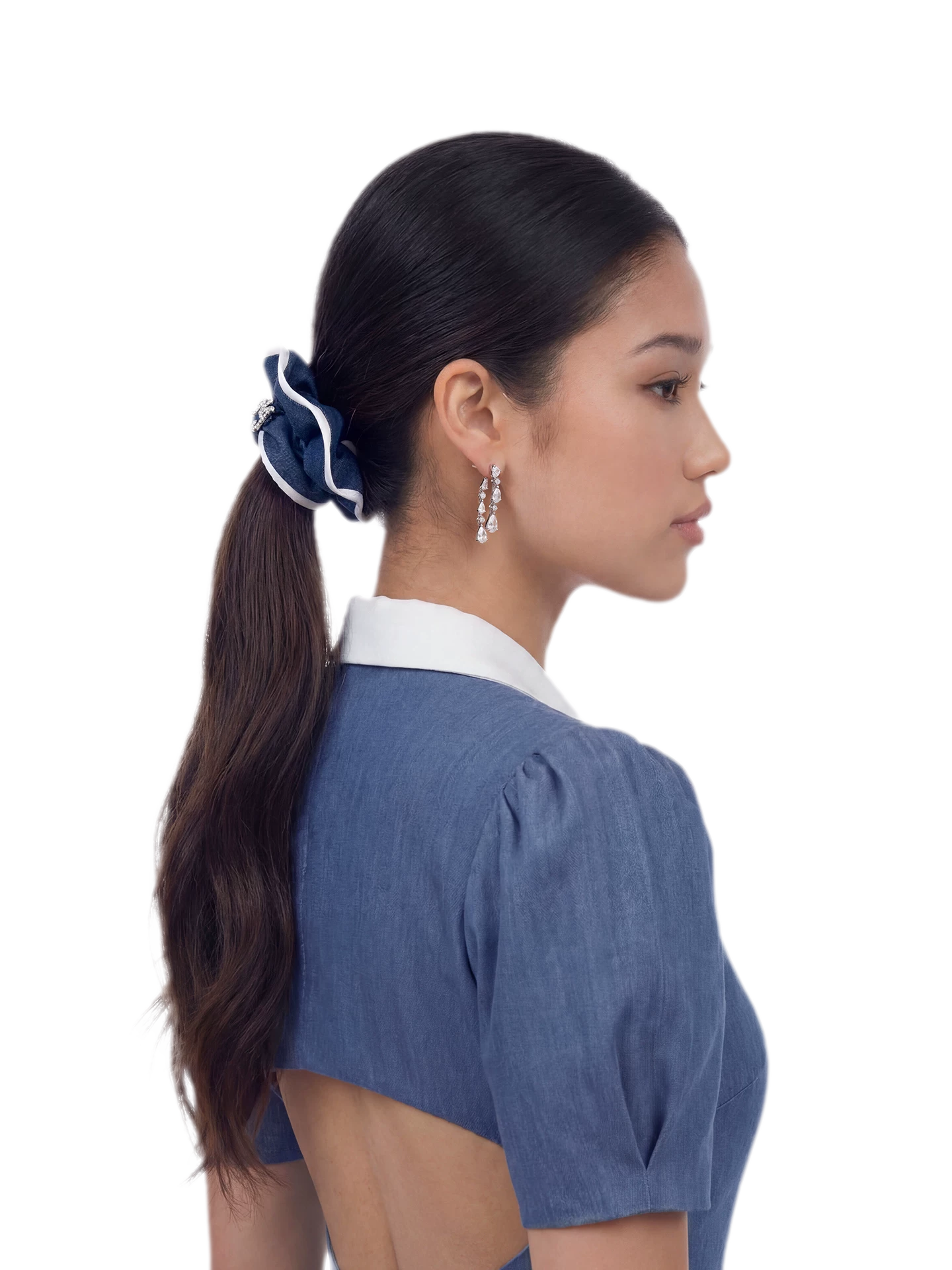 Rhinestone Scrunchie