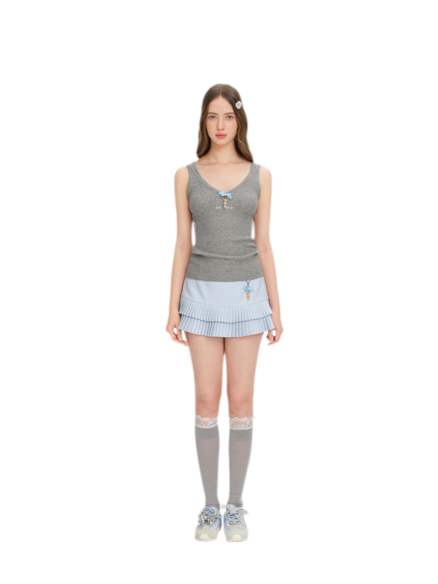 False Two-Piece Knit Top